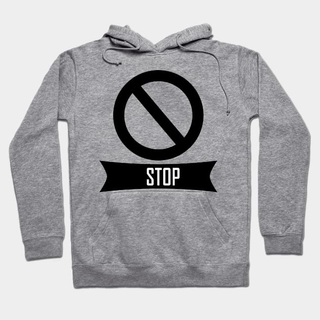 Stop ! Hoodie by Rebelion